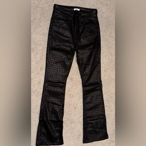 Forever 21 black high-waist flare pants
